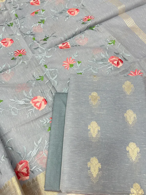 Grey_Linen_Silk_Floral_Zari_Booti_with_Embroidery_Jaal_Dupatta_Banarasi_Suit_11SKL_LNE5