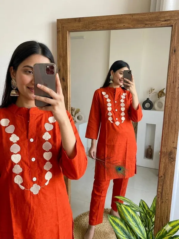 COTTON_KURTI_AND_PANT_SET