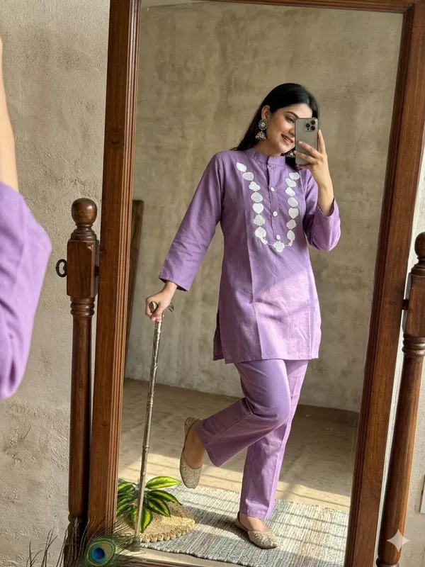 COTTON_KURTI_AND_PANT_SET