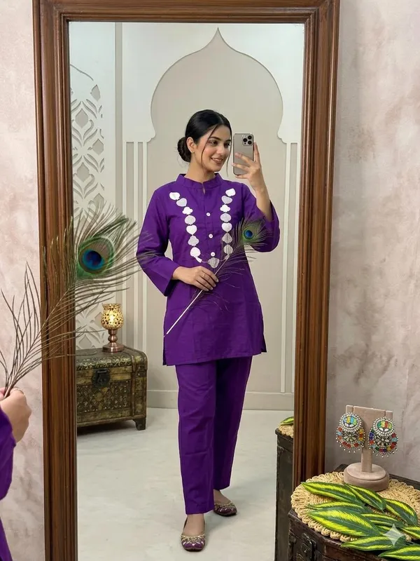 COTTON_KURTI_AND_PANT_SET