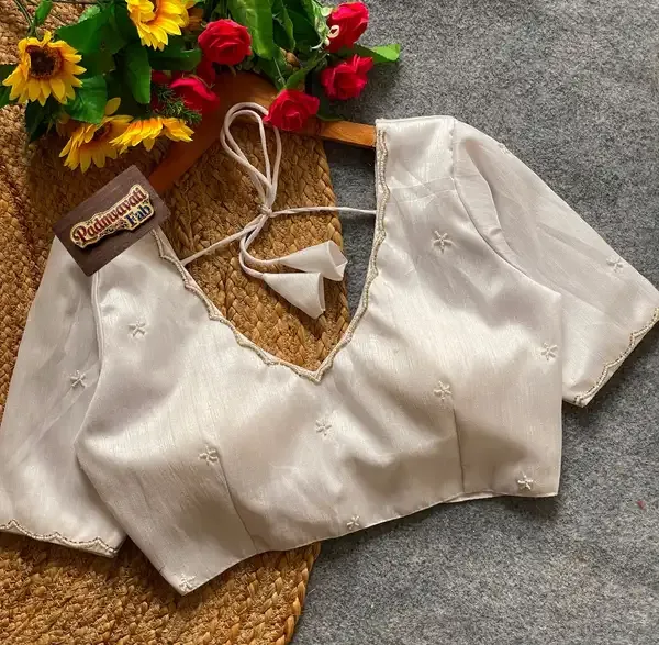 White_Cotton_Silk_Pearl_Embroidered_Blouse_For_Women