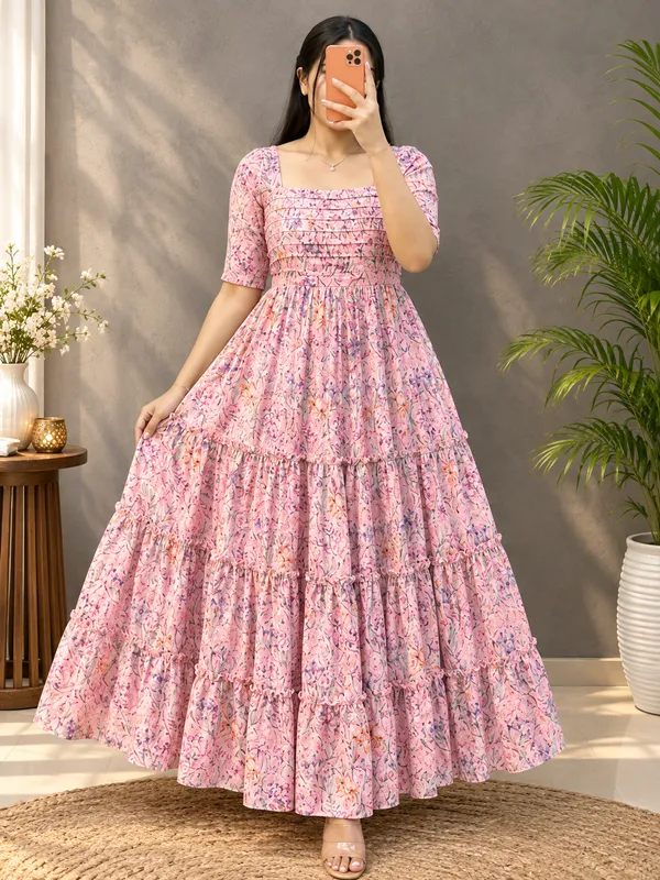 Pink_Floral_Chiffon_Maxi_Dress_for_Women_|_Elegant_Casual_&_Party_Wear