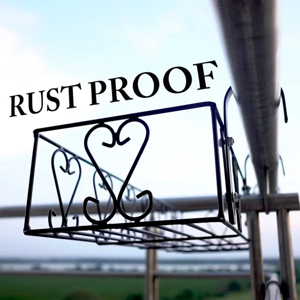 Railings_Pot_Stand/Flower_Plant_Display_Stand_for_Multiple_Plants_Balcony_(Fixed_Hanger_-_Black)_(DVPOT-18B-FX)