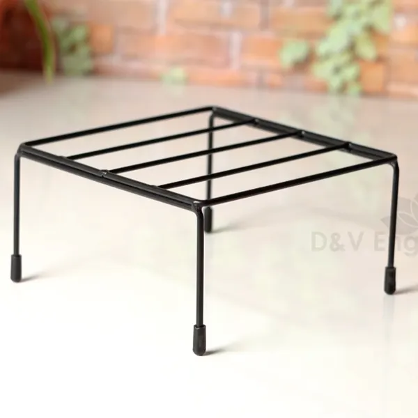 Square_Planter_Stand/Flower_Pot_Stand,_Size:_Width-21cm,_Height-15cm_(Set_of_8,_Black)_DVPOT-17B-08