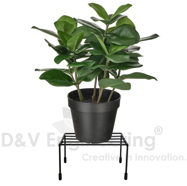 Square_Planter_Stand/Flower_Pot_Stand,_Size:_Width-21cm,_Height-15cm_(Set_of_8,_Black)_DVPOT-17B-08