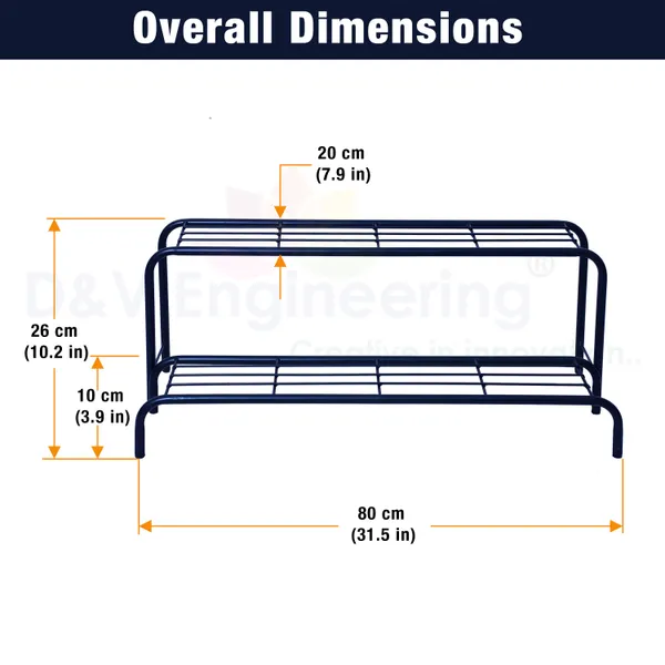Floor_Mount_Indoor_Outdoor_Planter_Stand,_Flower_Pot_Rack_For_Home_Garden_Balcony-_Black_(2_Tiered_Shelf_)_DVPOT-47B-2T