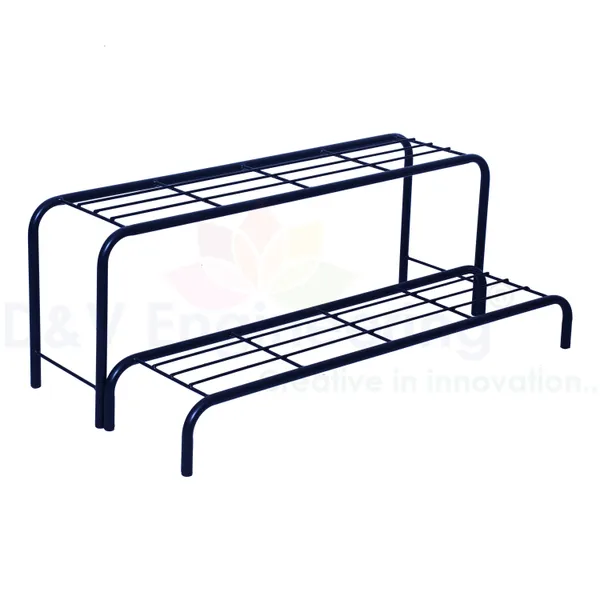 Floor_Mount_Indoor_Outdoor_Planter_Stand,_Flower_Pot_Rack_For_Home_Garden_Balcony-_Black_(2_Tiered_Shelf_)_DVPOT-47B-2T