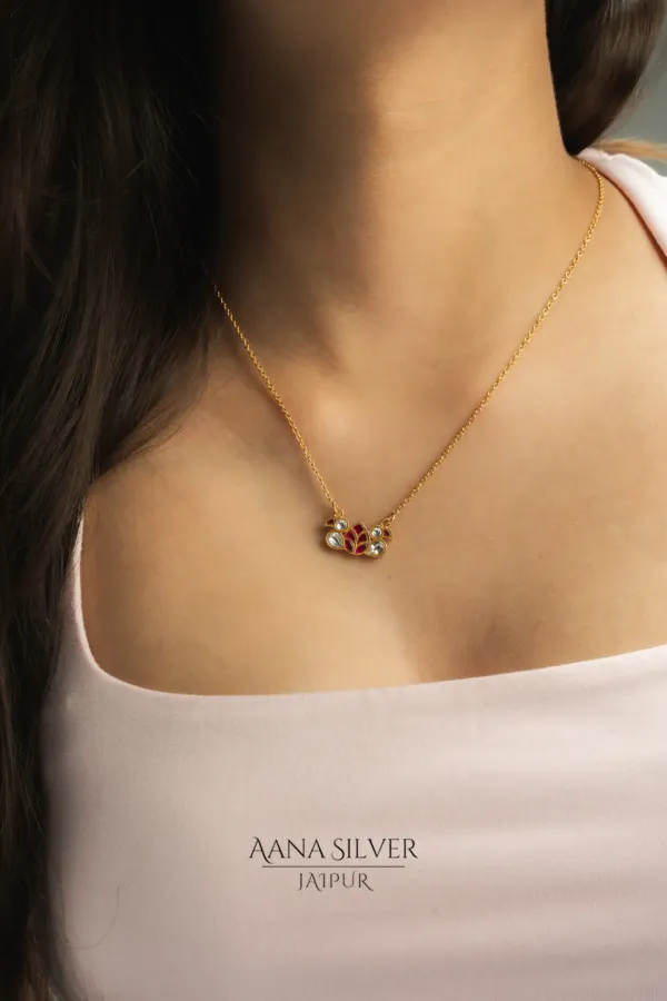 Swarna_Ruby_Quartz_Peacock_Necklace_Set