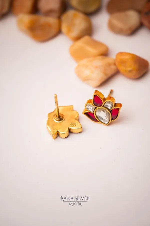 Swarna_Lotus_Kundan_Earrings