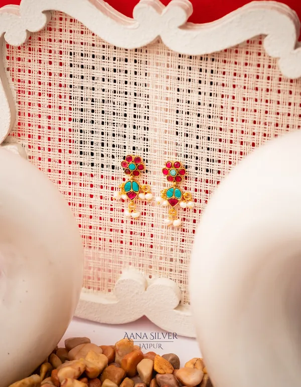 Swarna_Turquoise_Ruby_Kundan_Earrings