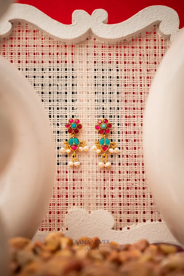 Swarna_Turquoise_Ruby_Kundan_Earrings
