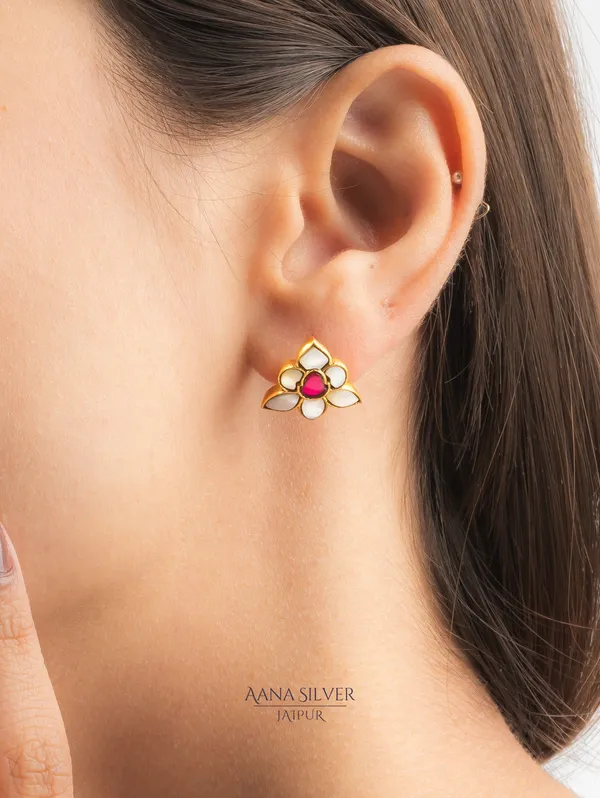 Swarna_Leafy_Kundan_Earrings