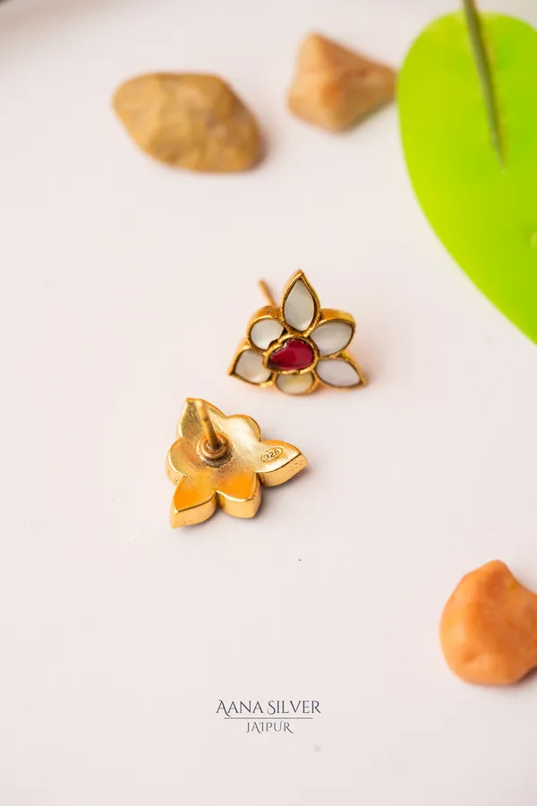 Swarna_Leafy_Kundan_Earrings