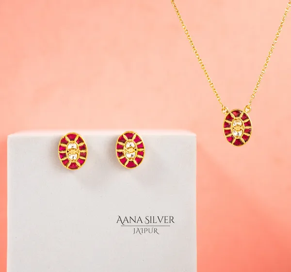 Swarna_Quartz_Ruby_Necklace_Set