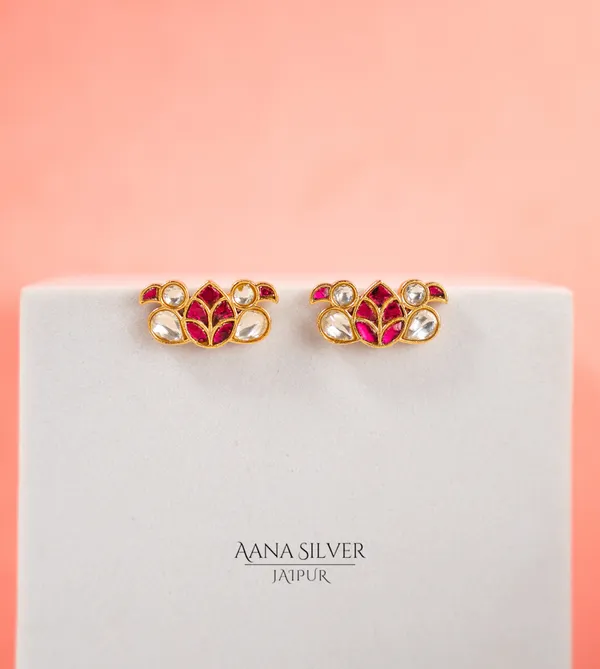 Swarna_Ruby_Quartz_Peacock_Necklace_Set