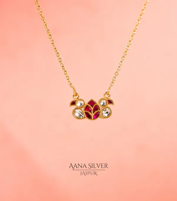 Swarna_Ruby_Quartz_Peacock_Necklace_Set