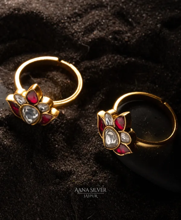 Swarna_Lotus_Kundan_Toe_Rings