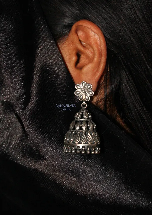925_Pure_Sterling_Silver_|_Aabharan_Netra_Versatile_Jhumka_|_Well_Stamped_&_Hallmarked