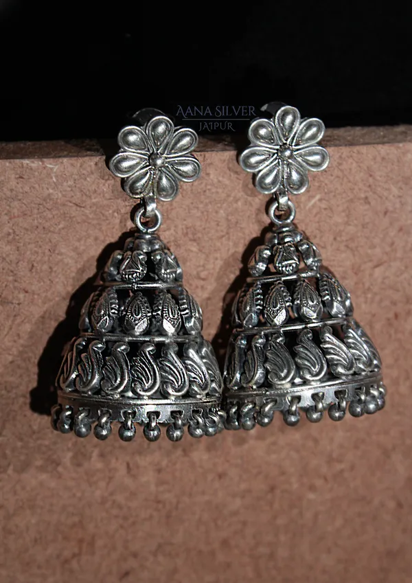 925_Pure_Sterling_Silver_|_Aabharan_Netra_Versatile_Jhumka_|_Well_Stamped_&_Hallmarked