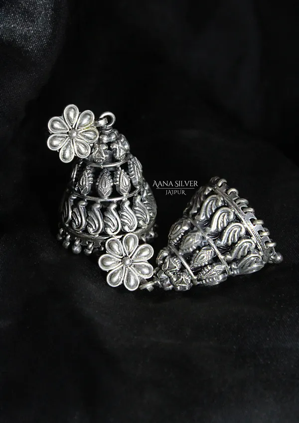 925_Pure_Sterling_Silver_|_Aabharan_Netra_Versatile_Jhumka_|_Well_Stamped_&_Hallmarked