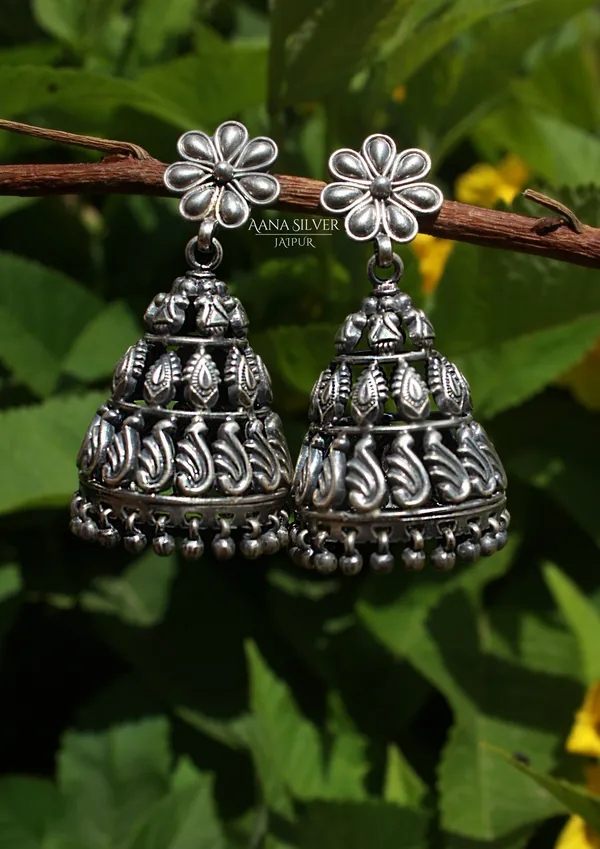 925_Pure_Sterling_Silver_|_Aabharan_Netra_Versatile_Jhumka_|_Well_Stamped_&_Hallmarked
