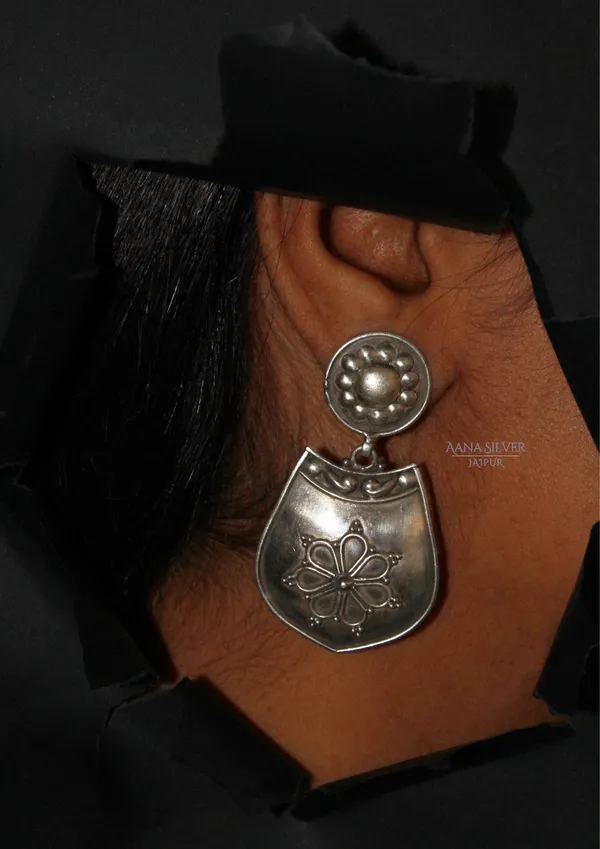 925_Pure_Sterling_Silver_|_Aabharan_Everyday_Intricate_Earrings_|_Well_Stamped_&_Hallmarked