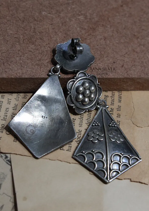 925_Pure_Sterling_Silver_|_Aabharan_Textured_Everyday_Earrings_|_Well_Stamped_&_Hallmarked