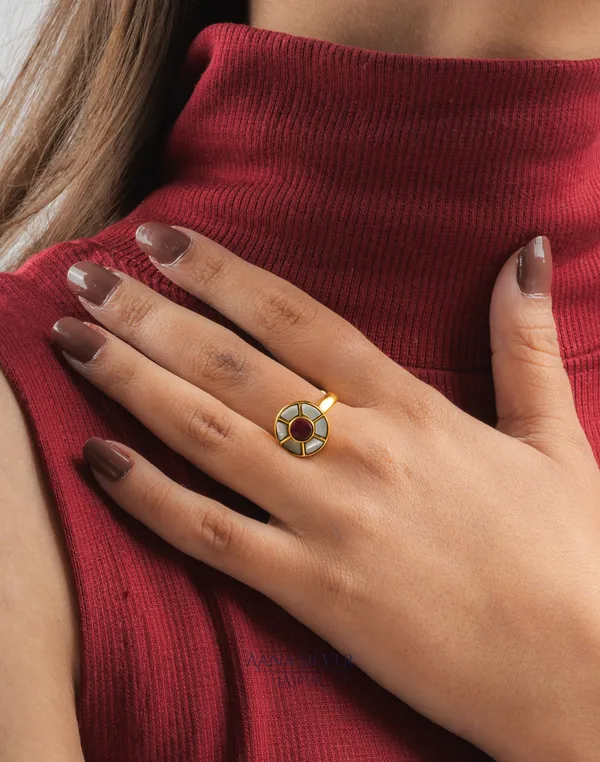 Swarna_Rounded_Motif_Kundan_Ring