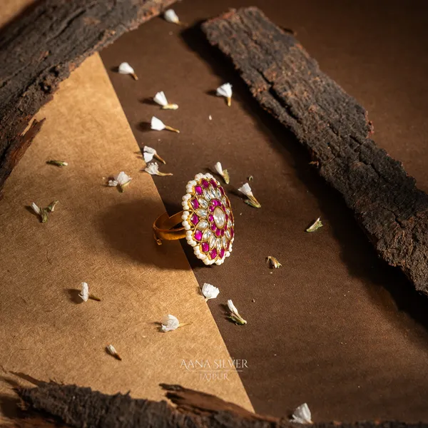 Swarna_Traditional_Ruby_Quartz_Kundan_Ring