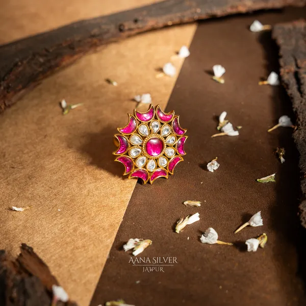 Swarna_Crescent_Moon_Ruby_Quartz_Kundan_Ring