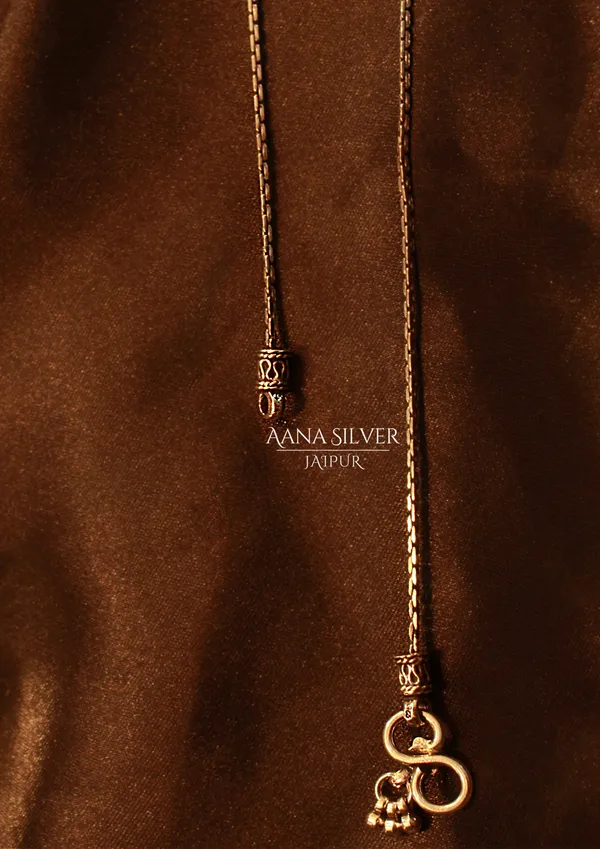 925_Pure_Sterling_Silver_|_Pair_of_Aabharan_Dapper_Anklet_|_Well_Stamped_&_Hallmarked