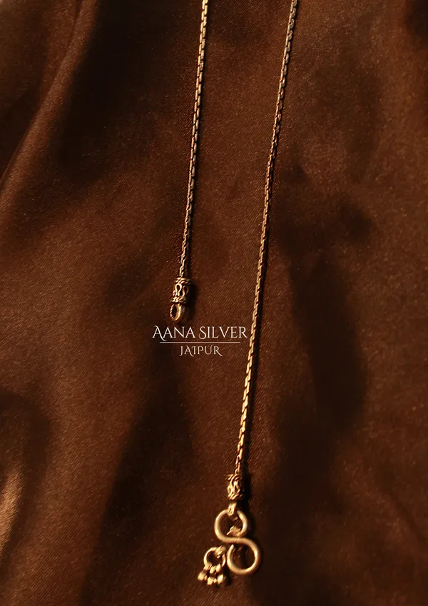 925_Pure_Sterling_Silver_|_Pair_of_Aabharan_Dapper_Anklet_|_Well_Stamped_&_Hallmarked