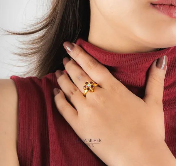 Swarna_Minimalistic_Flower_Kundan_Ring