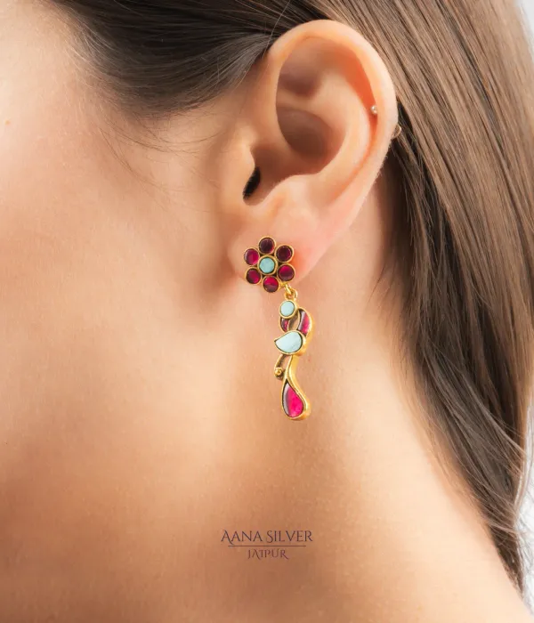 Swarna_Dropped_Peacock_Kundan_Earrings