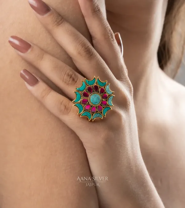 Swarna_Royal_Turquoise_Ruby_Kundan_Ring