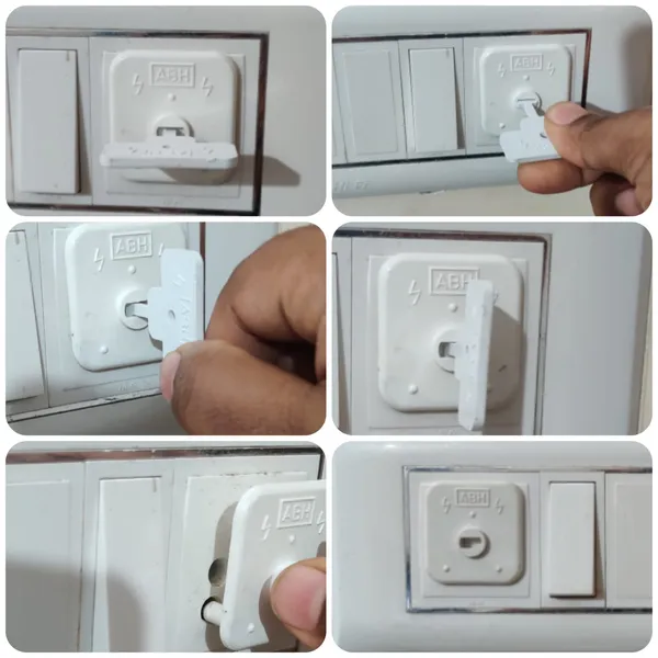 Pack_of_2_White_Child_Proofing_Electrical_Socket_Cover_|12_socket_cover_+2_smart_removal_key|
