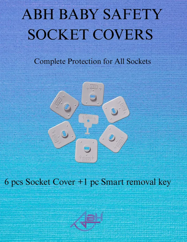 Pack_of_2_White_Child_Proofing_Electrical_Socket_Cover_|12_socket_cover_+2_smart_removal_key|