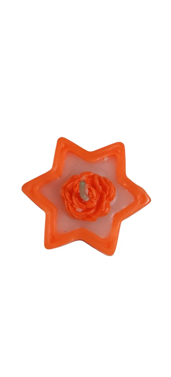 Combo_of_4_Peach_Star,_Heart_,Flower_&_Round_Candle_Set