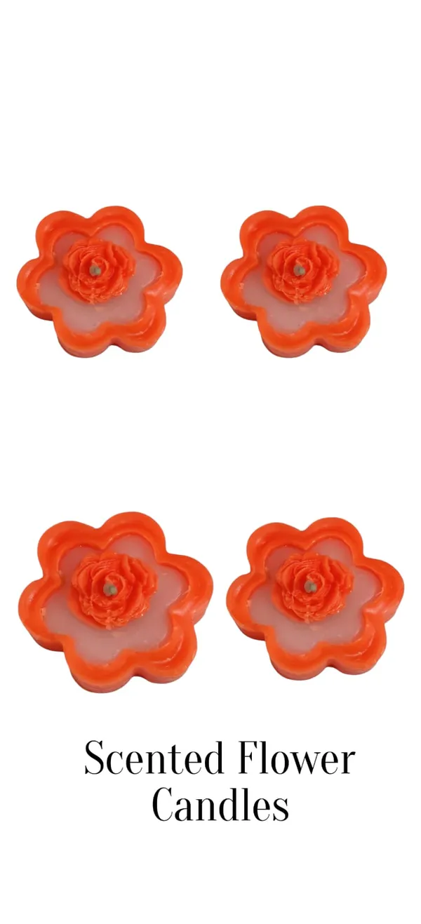 Pack_of_4_Soya_Wax_Lavender_Fragrance_Flower_Candle