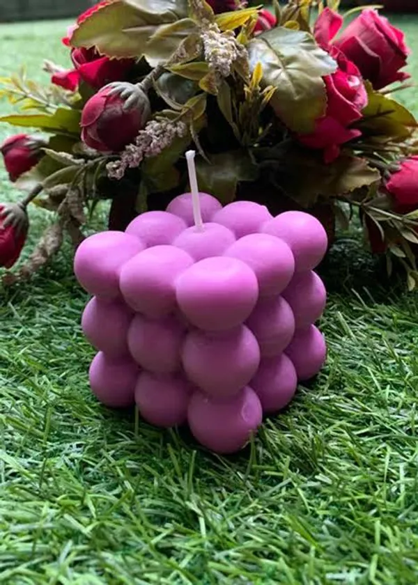 Pack_of_2_Soya_Wax_Lavender_Fragrance_Bubble_Candles