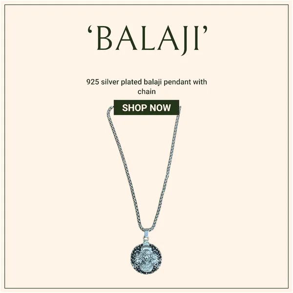 925_silver_plated_hanuman_pendant_with_chain