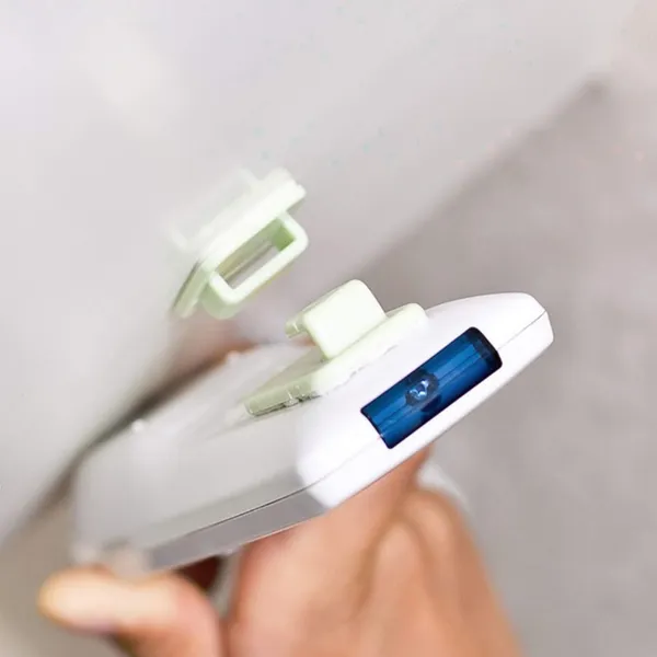1_Pcs_Plastic_Adhesive_Hook_for_Hanging_AC/TV_Remote_Control_Hook_Self_Adhesive_Hook_On_Tiles_Wall,_Door,_Cabinet,_Wall_Holder_Hooks,_Wall-Sticking_Hooks_for_Remote_Control,_Hooks_for_Organization_Bathroom_Kitchen_and_Office.