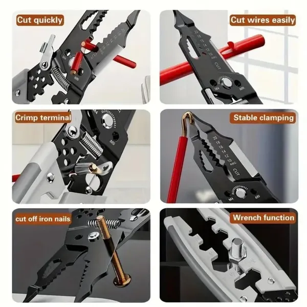 28_in_1_Self-Adjusting_Multifunctional_Wire_Stripper_and_Cutter_Pliers_Tools_For_Electricians,_8-Inch_Wire_Crimping_Tool,_Universal_Automatic_Cable_Cutting,_Crimping_Tool_for_Cutting,_Stripping,_Shearing.
