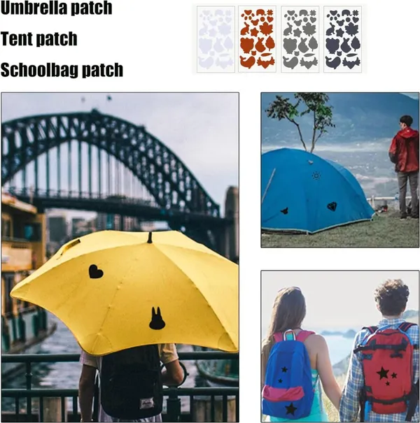 4_Colors_Nylon_Repair_Patches,_Down_Jacket_Patches_Self-Adhesive_Cloth_Sticker_Premium_Quality_Fabric_No_Iron-on_Patches_Waterproof_Umbrella_Tent_Cotton_Coat_Hole_Patch_(Pack_Of_1/_Multicolour).