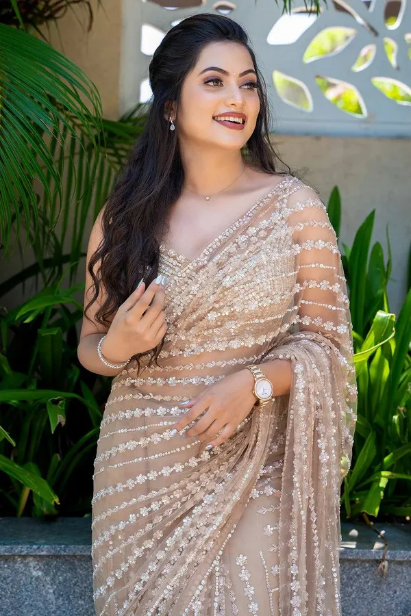 BOLLYWOOD_HEAVY_NYLONE_BUTTERFLY_NET_FANCY_MULTY_SEQUNCE_WORK_WITH_ZALAR_ATTACHED_LACE_BORDER_SAREE_WITH_BLOUSE