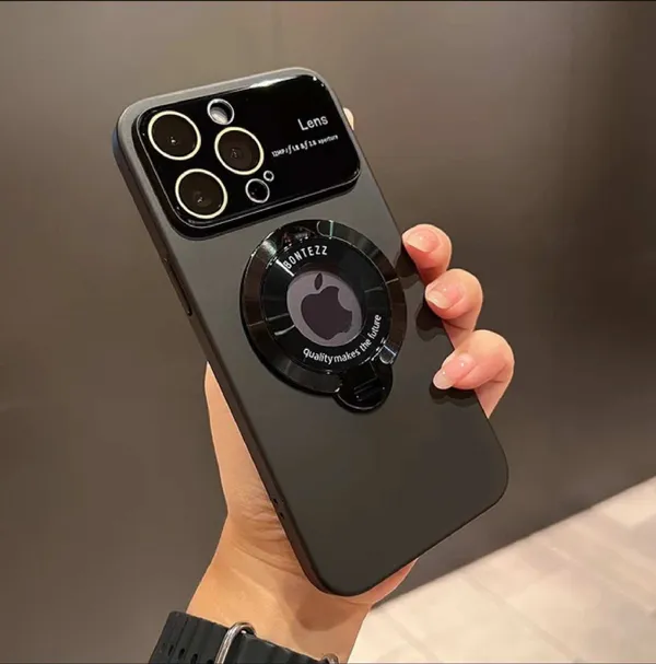 Black_I_Phone_15_Pro_Max_Case_with_Magnetic_Invisible_Stand_Compatible_with_MagSafe,_Camera_Protective_Shockproof_Hard_PC_Matte_Back_Protective_Soft_TPU_Edge_Phone_Case_with_Large_Window.