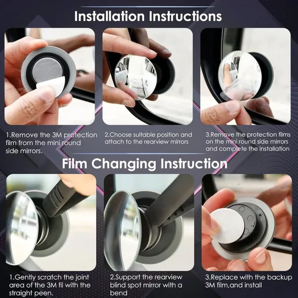 Blind_Spot_Car_Mirrors_Pack_Of_2,_2_Inch_Round_Hd_Glass_Convex_Rear_View_Wide_Angle_Side_Mirror_Blindspot_With_Self_Adhesive_Back_For_Universal_Vehicles,_Trucks.