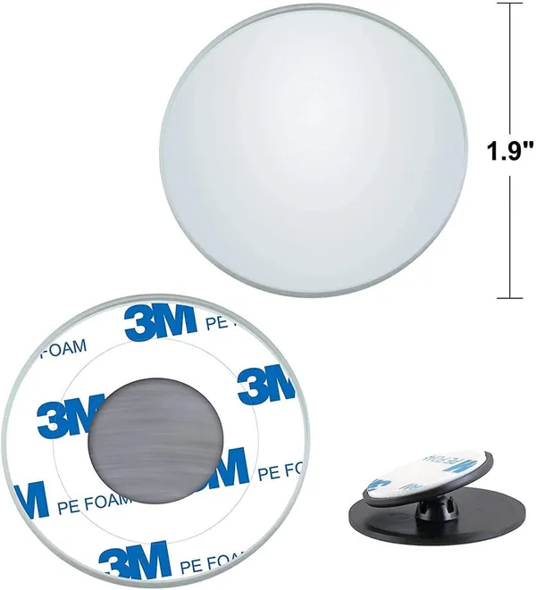 Blind_Spot_Car_Mirrors_Pack_Of_2,_2_Inch_Round_Hd_Glass_Convex_Rear_View_Wide_Angle_Side_Mirror_Blindspot_With_Self_Adhesive_Back_For_Universal_Vehicles,_Trucks.