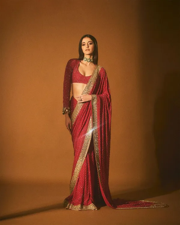 Bollywood_Heavy_Soft_Georgette_MONO_Beglory_saree_with_Blouse