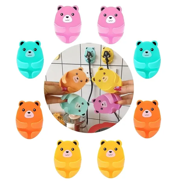 Cute_Bears_Wall_Hooks_4_Different_Colors_Hooks_Hanging_Adhesive_Hooks,_Rurbeder_Plug_Wire_Holder,_Cartoon_Bear_Storage_Hooks,_Kitchen_Gadgets_(Colors-_Sky,_Orange,_Yellow,_Pink).